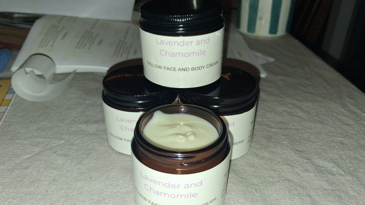 Lavender & Chamomile Tallow Face and Body Cream