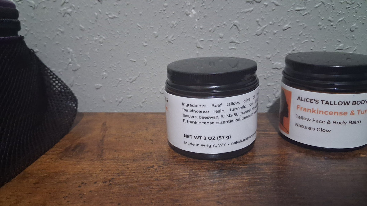 Frankincense & Turmeric Tallow Face and Body Cream