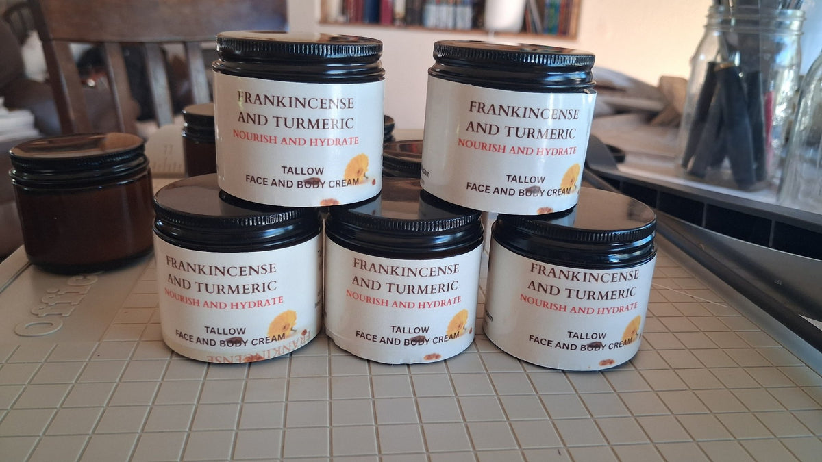 Frankincense & Turmeric Tallow Face and Body Cream
