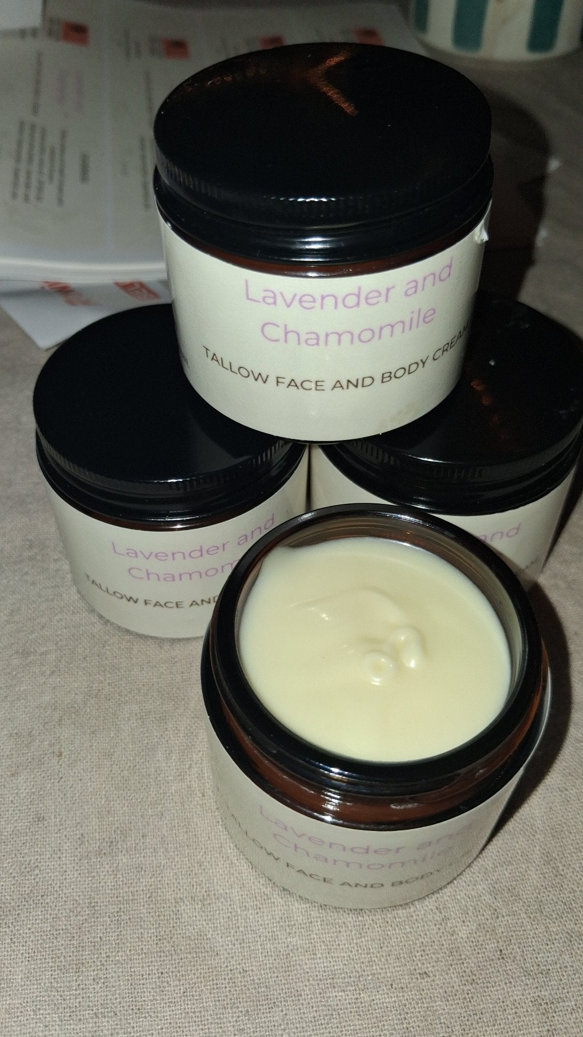 Lavender & Chamomile Tallow Face and Body Cream